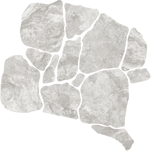 Pompeii Travertine CrazyPave Tortora Microtec Textured Tile (Box1.44m2)
