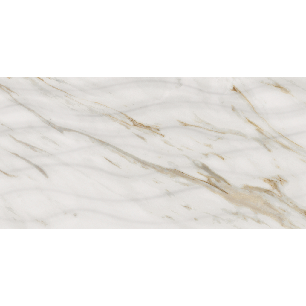 Carrara Gold Motion Embossed Gloss Tile