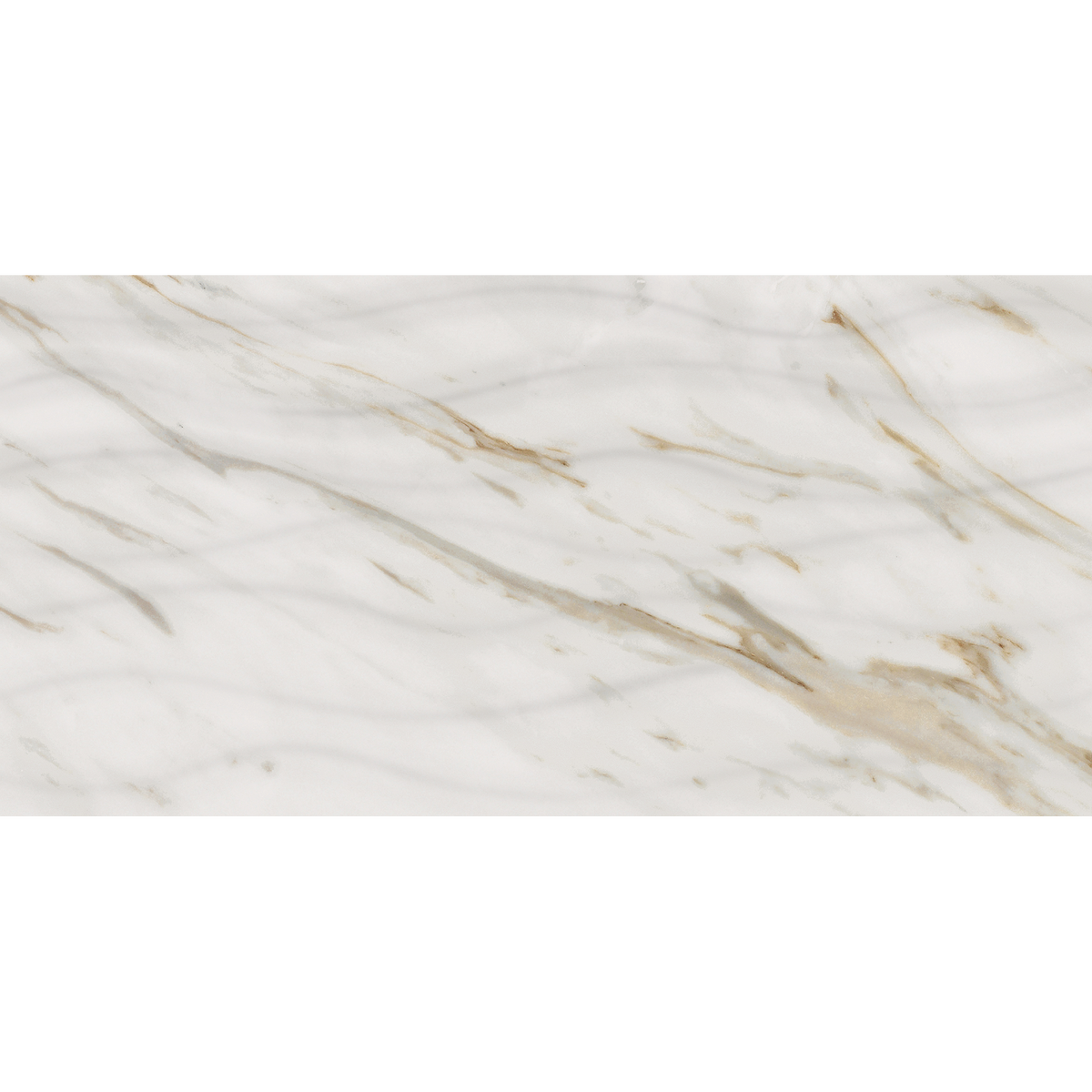 Carrara Gold Motion Embossed Gloss Tile