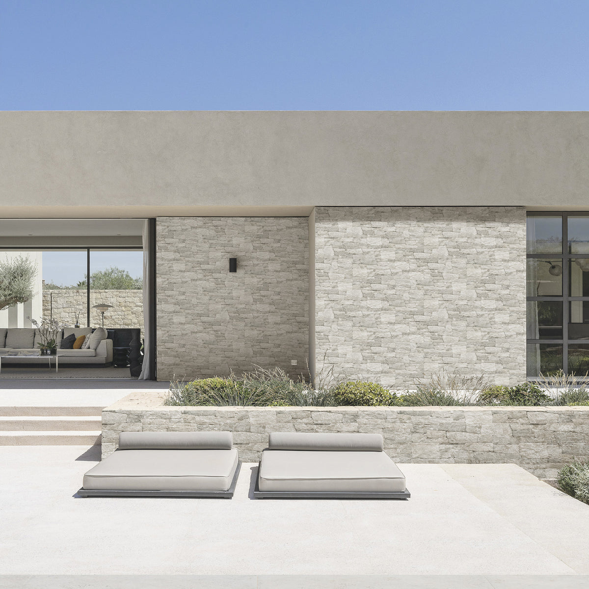 Organic Structured Textured Tile - lifestyle view