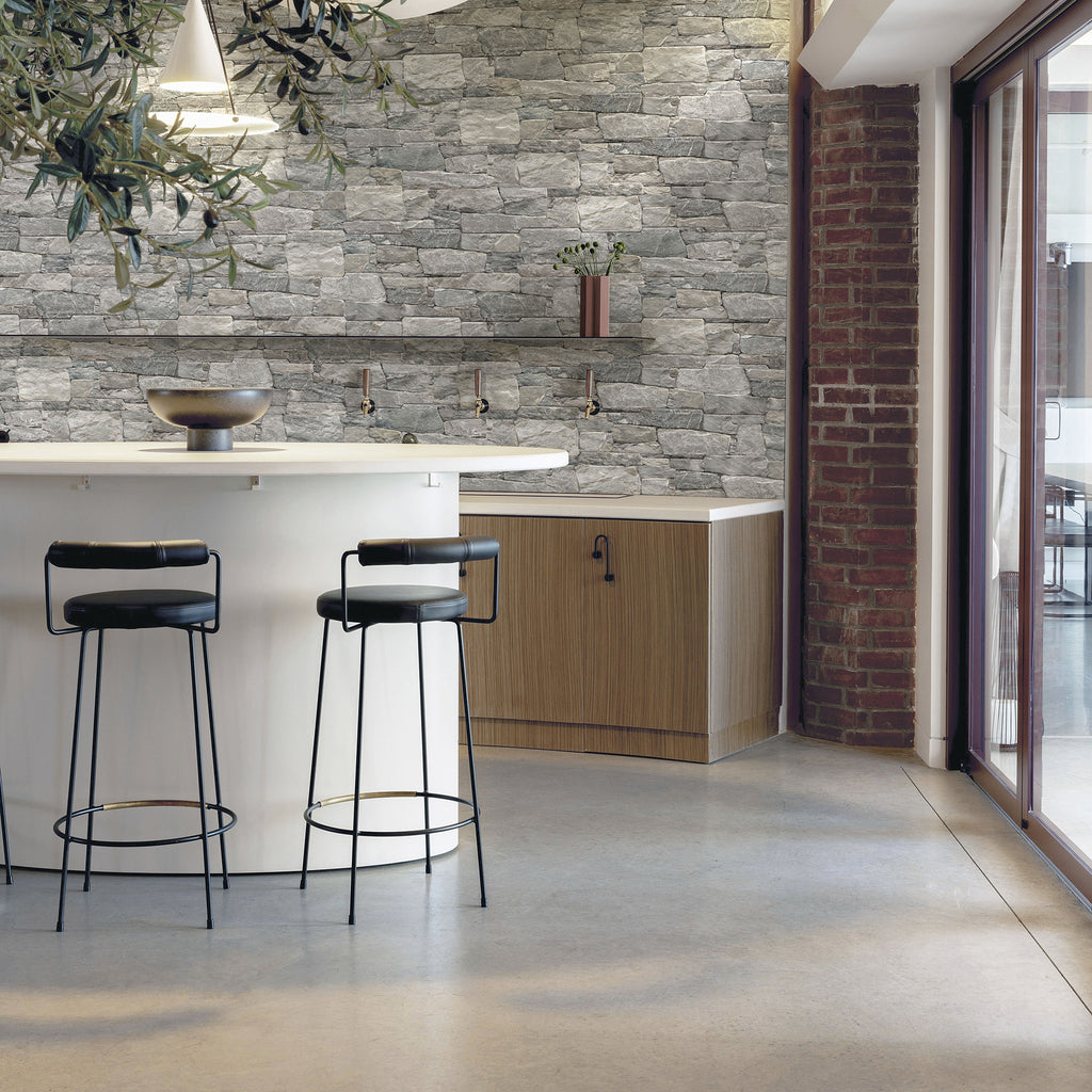 Steel Structured Textured Tile - lifestyle view