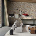 Rust Structured Textured Tile - lifestyle view