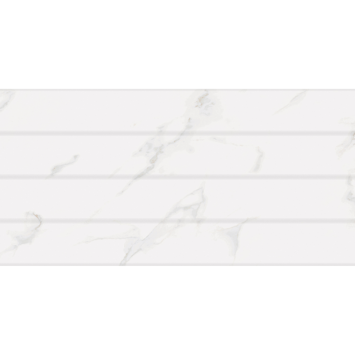 Boro-Panel Carrara White Panel Embossed Gloss Tile