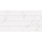 Carrara White Panel Embossed Gloss Tile