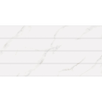 Carrara White Panel Embossed Gloss Tile