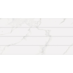 Carrara White Panel Embossed Gloss Tile