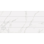Carrara White Panel Embossed Gloss Tile
