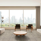 Greige Structured Matt Tile - lifestyle view