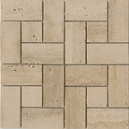 Natural Travertine Windmill Natural Honed Mosaic