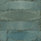 Shield Aqua Embossed Gloss Tile