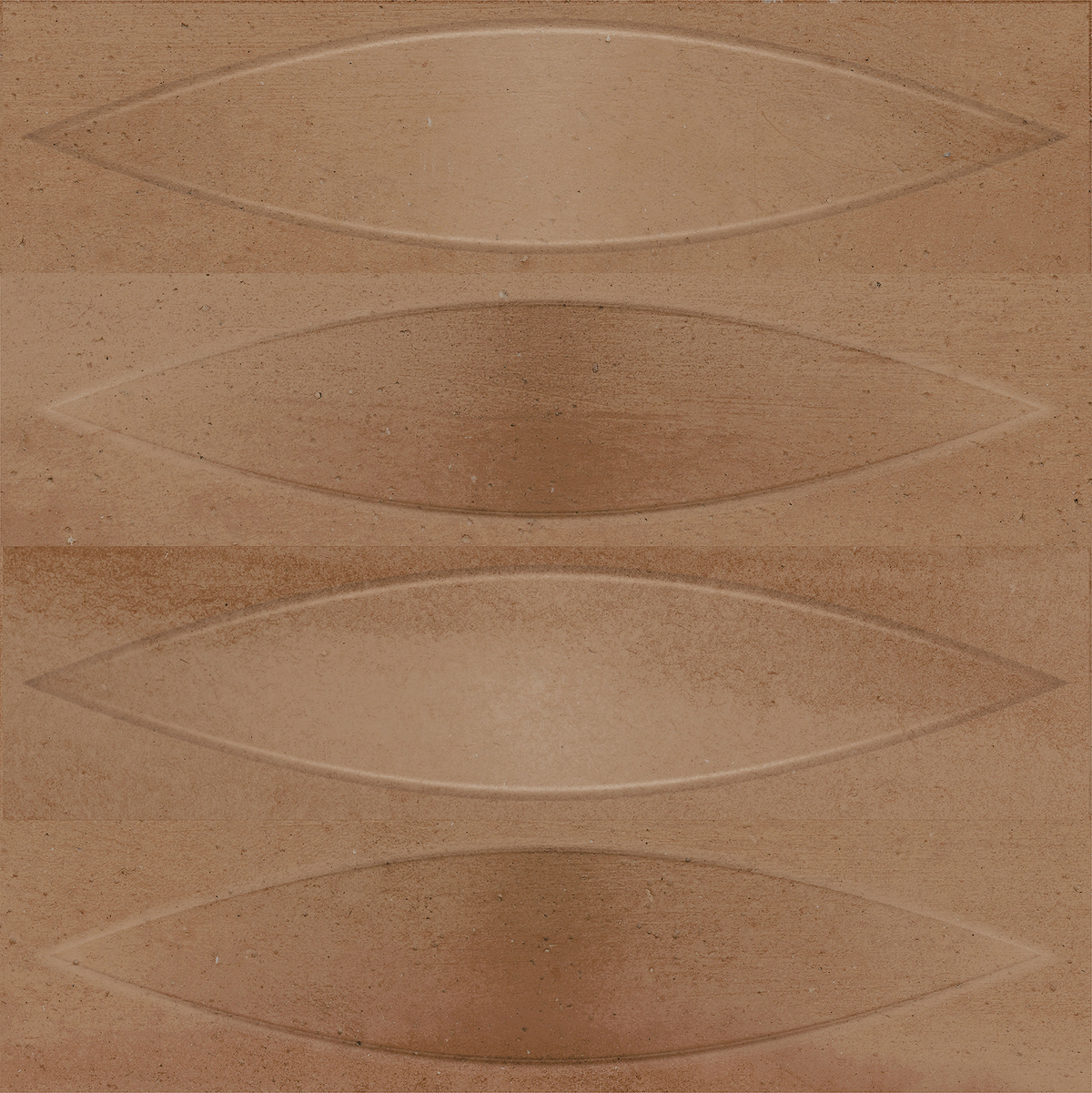 Shield Copper Embossed Matt Tile
