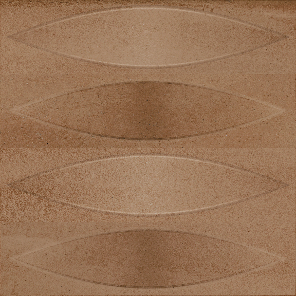 Shield Copper Embossed Matt Tile