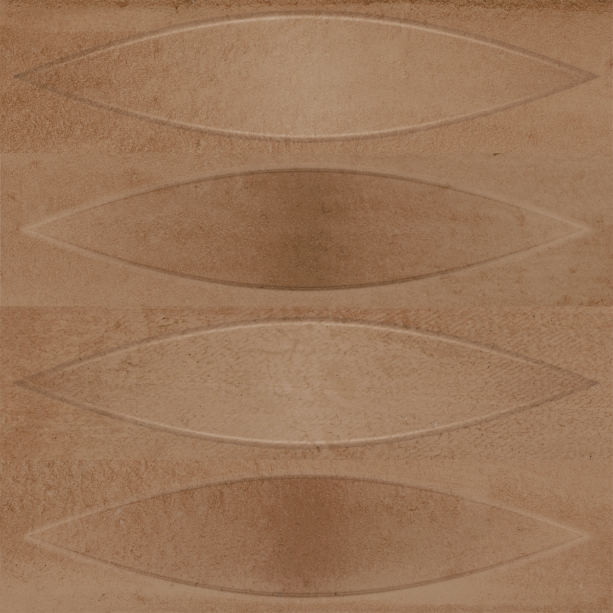 Shield Copper Embossed Matt Tile
