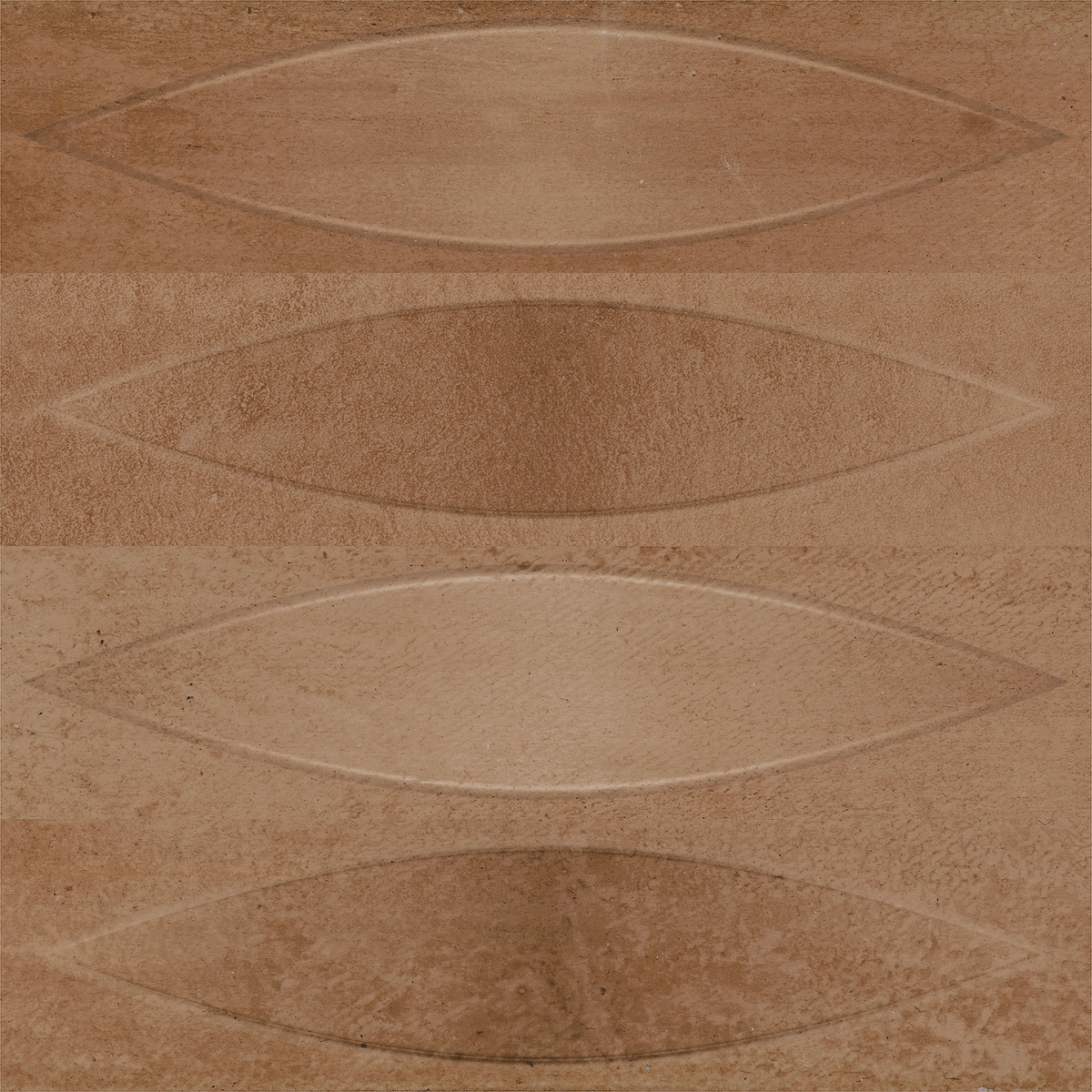 Shield Copper Embossed Matt Tile