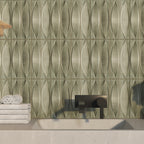 Shield Iron Embossed Matt Tile - lifestyle view