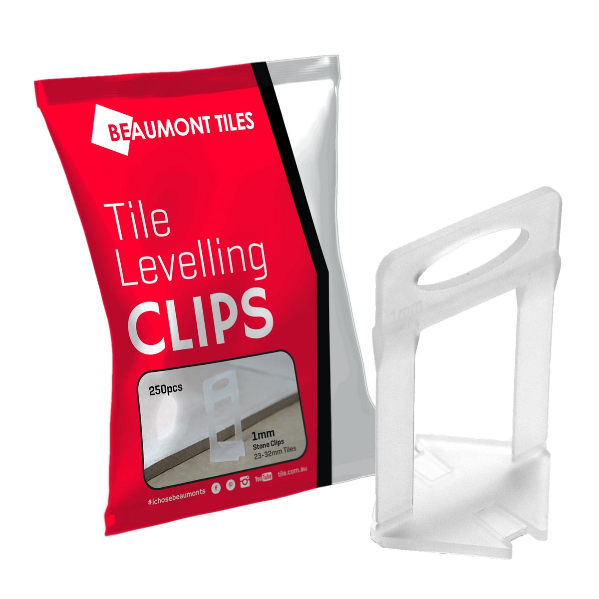 Large Base Clip 1.5mmx250 Pk 11-20mm