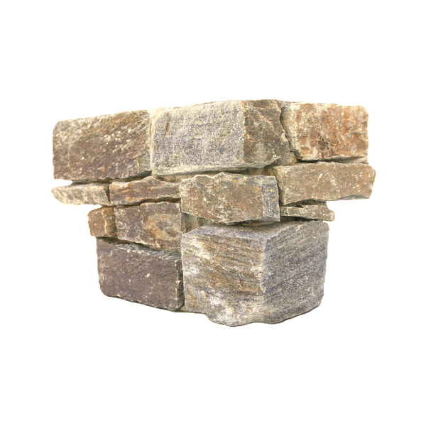 Natural Quartz Jasper Structured Corner (Pack of 2)