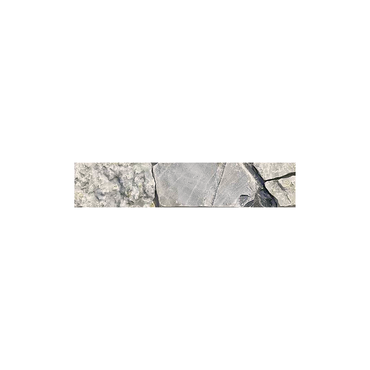 Natural Limestone Silver Structured Filler (Pack of 6)