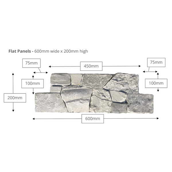 Natural Limestone Silver Structured Panel (Pack of 3)