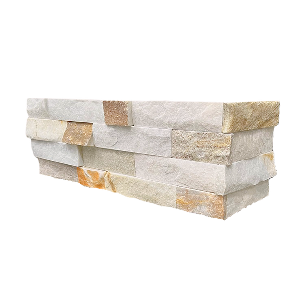 Natural Slate Bisque Structured Corner (Pack of 5)