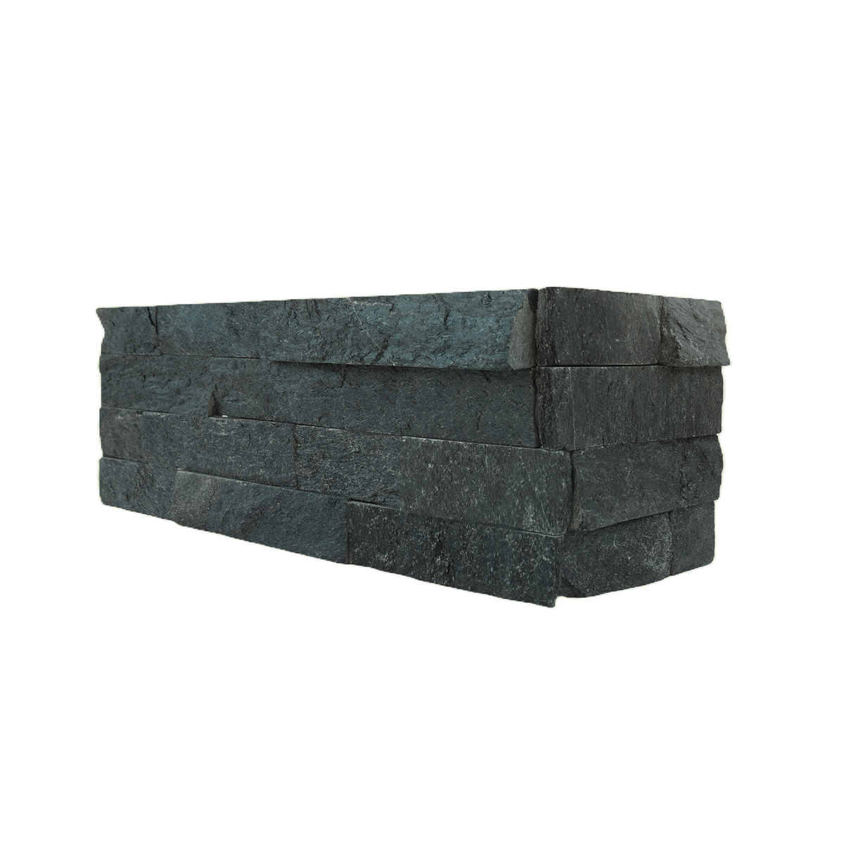 Natural Quartz Black Structured Corner (Pack of 5)