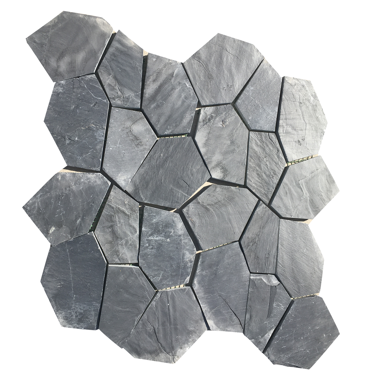 Natural Slate CrazyPave Onyx Structured Mosaic (Crate of 5m2)