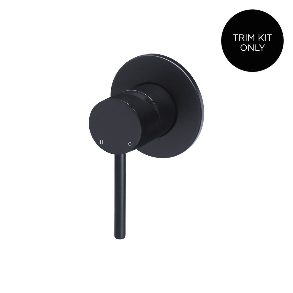 Wall/Shower Mixer Trim Kit Matte Black