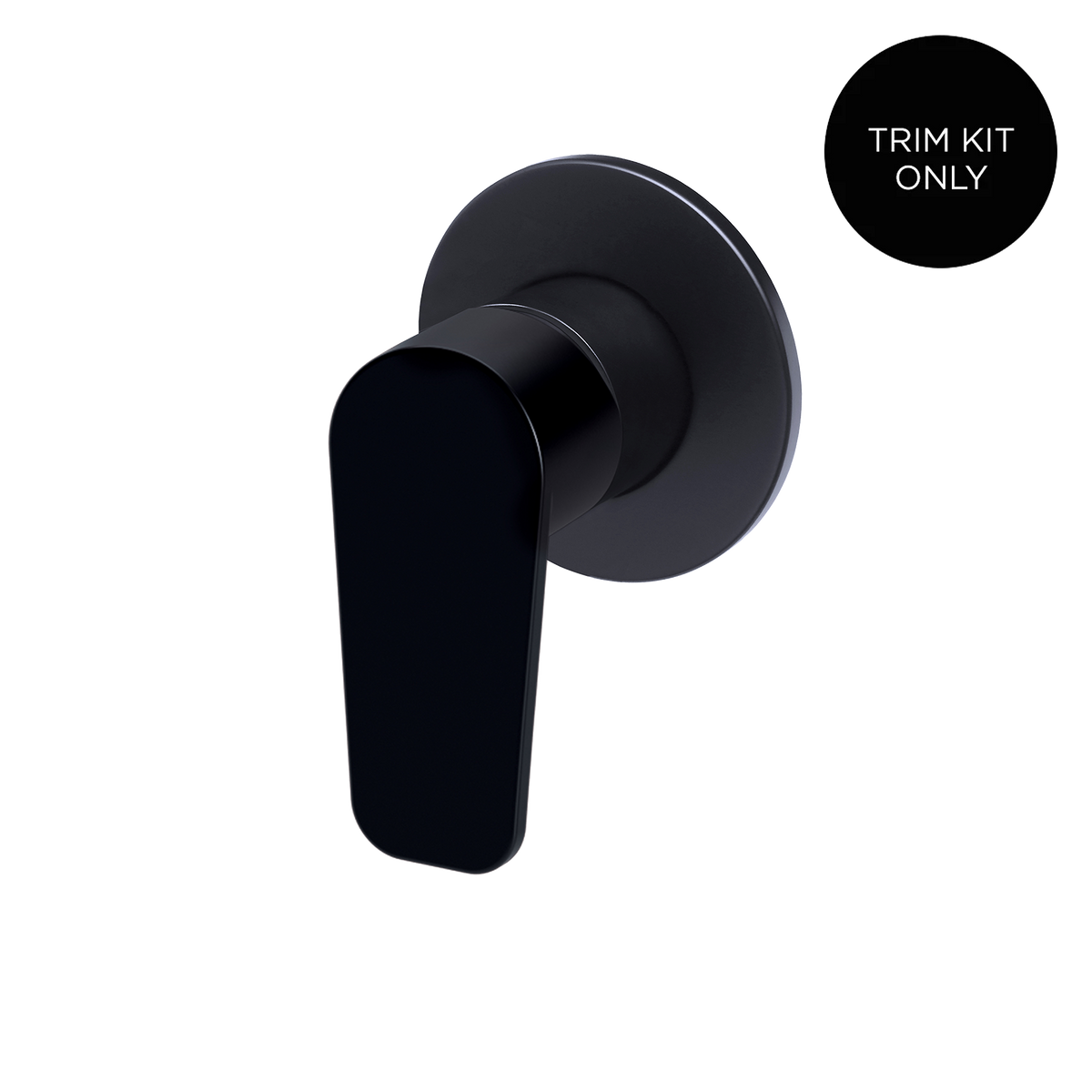 Wall/Shower Mixer Paddle Handle Trim Kit Matte Black