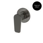 Wall/Shower Mixer Paddle Handle Trim Kit Gun Metal
