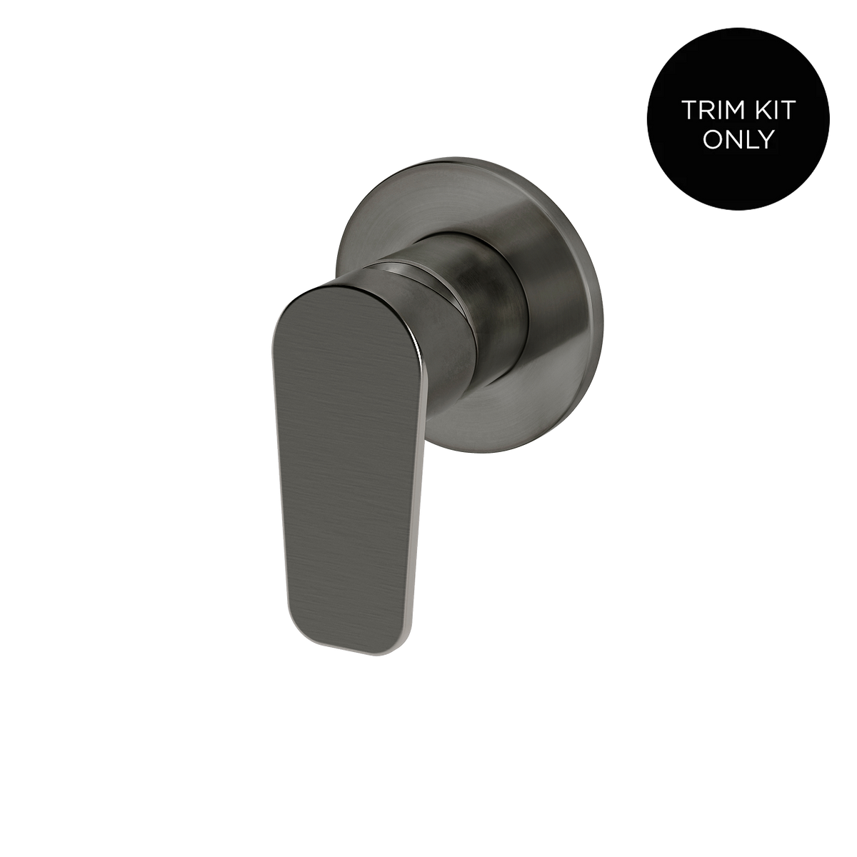 Wall/Shower Mixer Paddle Handle Trim Kit Gun Metal