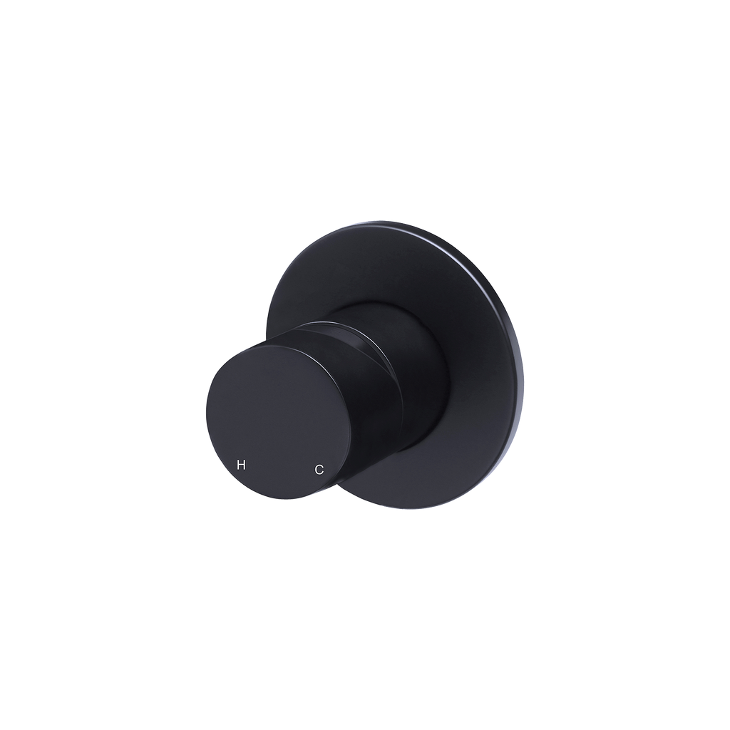 Wall/Shower Mixer Pinless Handle Trim Kit Matte Black
