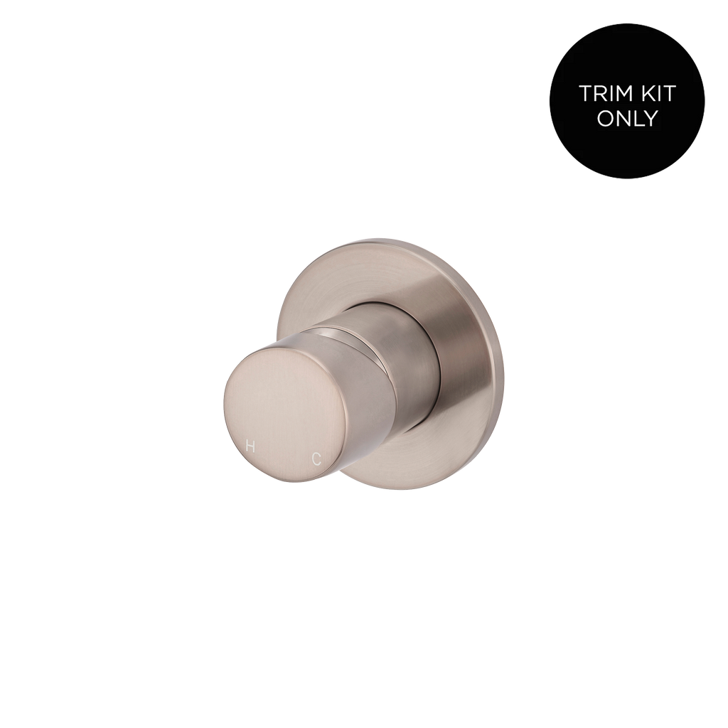 Wall/Shower Mixer Pinless Handle Trim Kit Champagne