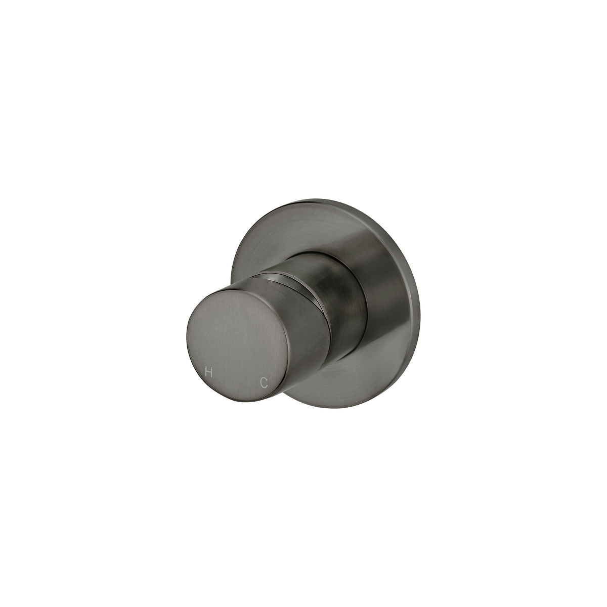 Wall/Shower Mixer Pinless Handle Trim Kit Brushed Gun Metal
