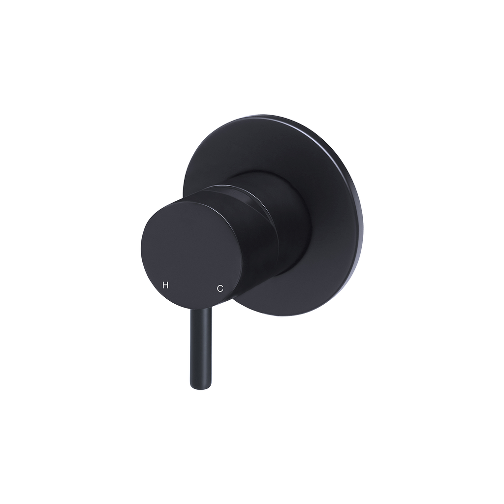 Wall/Shower Mixer Short Pin Trim Kit Matte Black