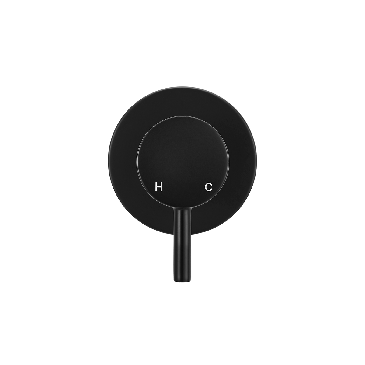 Wall/Shower Mixer Short Pin Trim Kit Matte Black