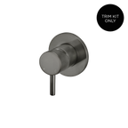 Wall/Shower Mixer Short Pin Trim Kit Brushed Gun Metal