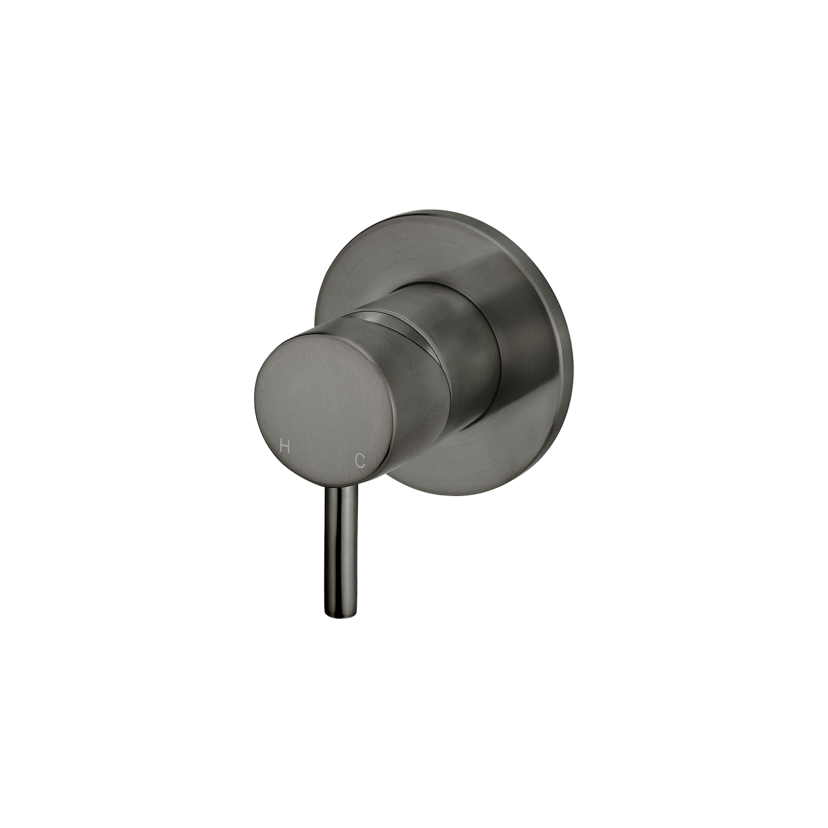 Wall/Shower Mixer Short Pin Trim Kit Brushed Gun Metal