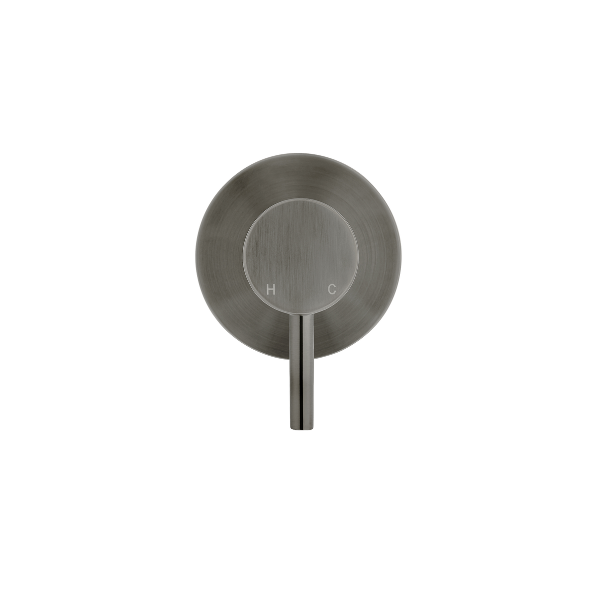 Wall/Shower Mixer Short Pin Trim Kit Brushed Gun Metal