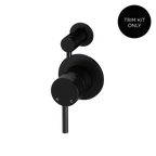 Wall/Shower Diverter Mixer Trim Kit Matte Black
