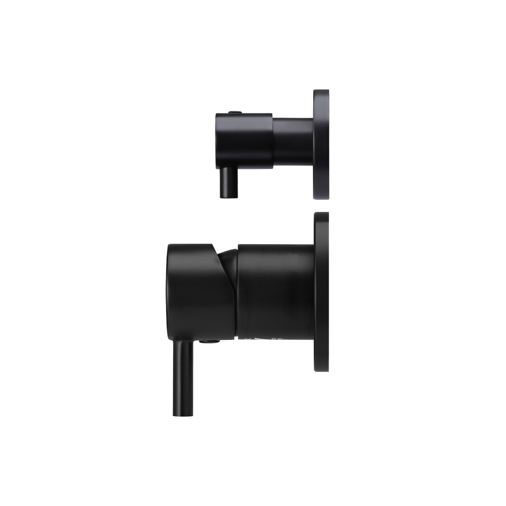 Wall/Shower Diverter Mixer Trim Kit Matte Black