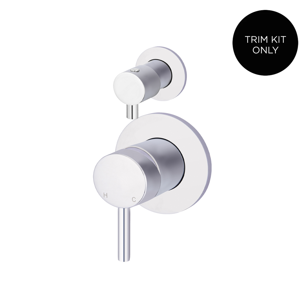 Wall/Shower Diverter Mixer Trim Kit Chrome