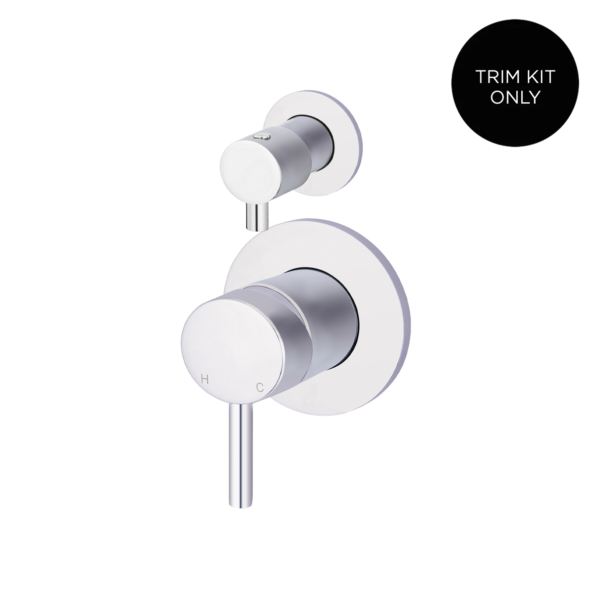 Wall/Shower Diverter Mixer Trim Kit Chrome