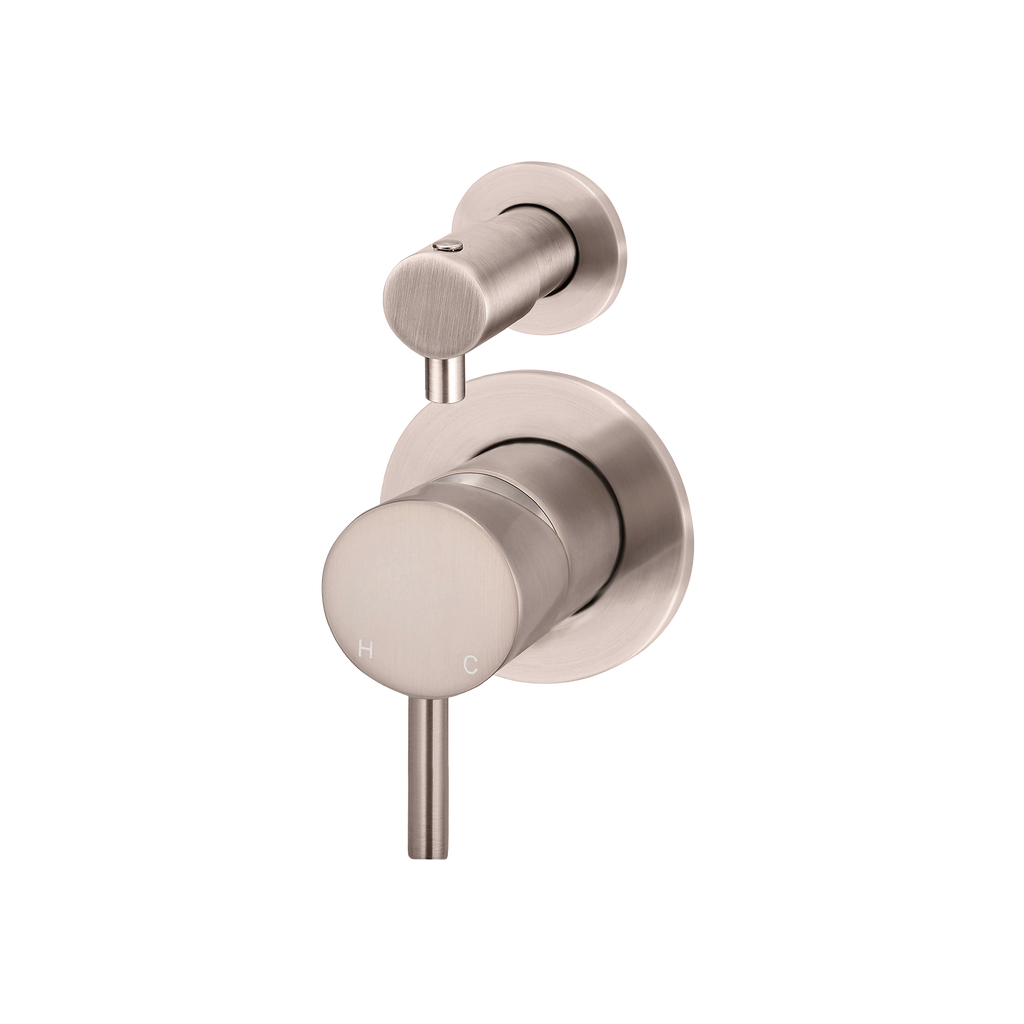 Wall/Shower Diverter Mixer Trim Kit Champagne