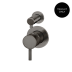 Wall/Shower Diverter MixerTrim Kit Brushed Gun Metal