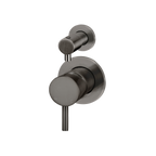 Wall/Shower Diverter MixerTrim Kit Brushed Gun Metal