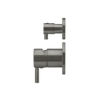 Wall/Shower Diverter MixerTrim Kit Brushed Gun Metal
