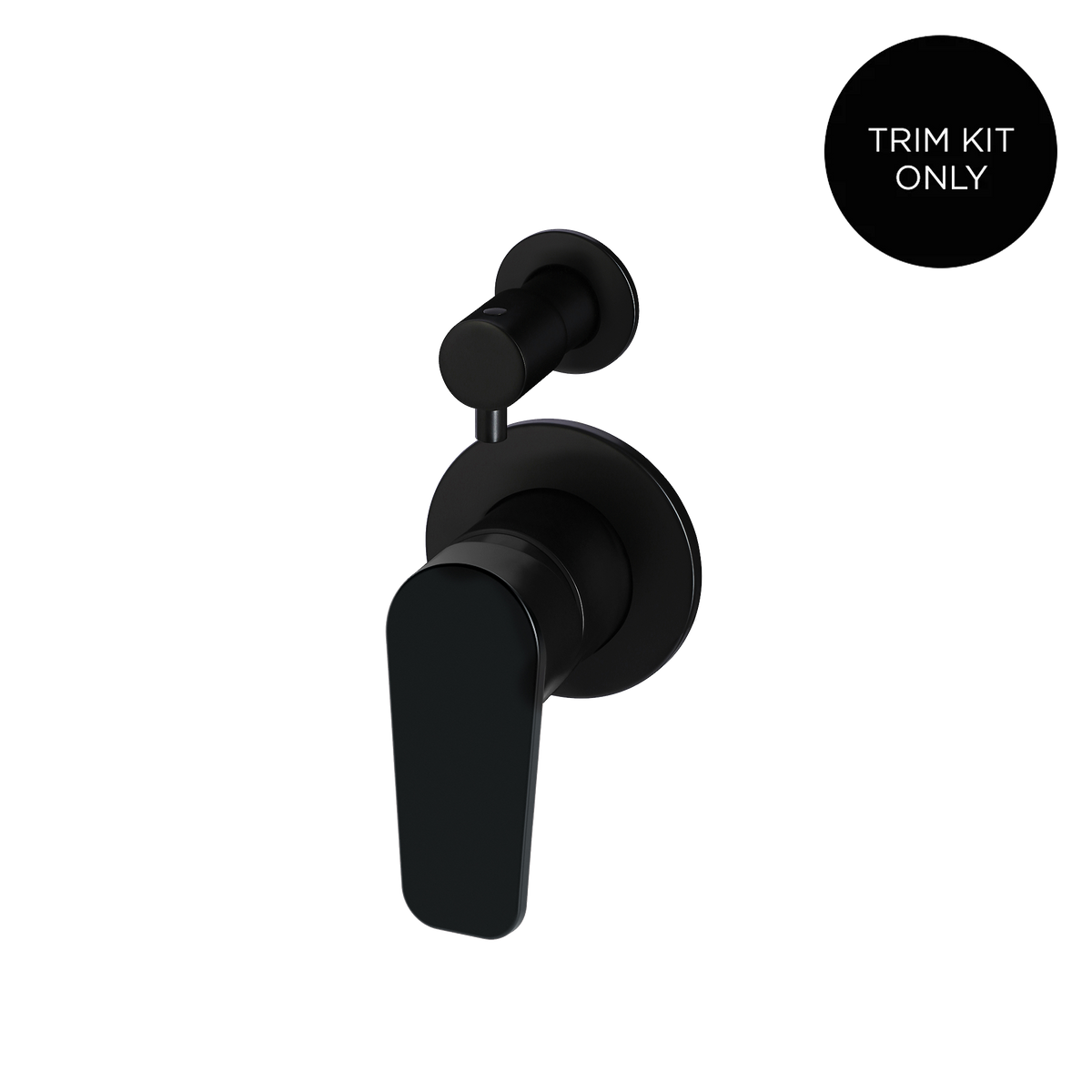 Wall/Shower Diverter Mixer Paddle HandleTrim Kit Matte Black