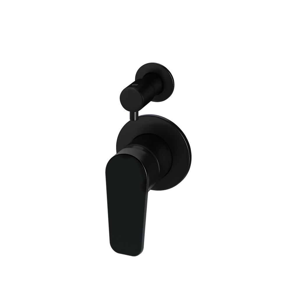 Wall/Shower Diverter Mixer Paddle HandleTrim Kit Matte Black