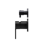 Wall/Shower Diverter Mixer Paddle HandleTrim Kit Matte Black