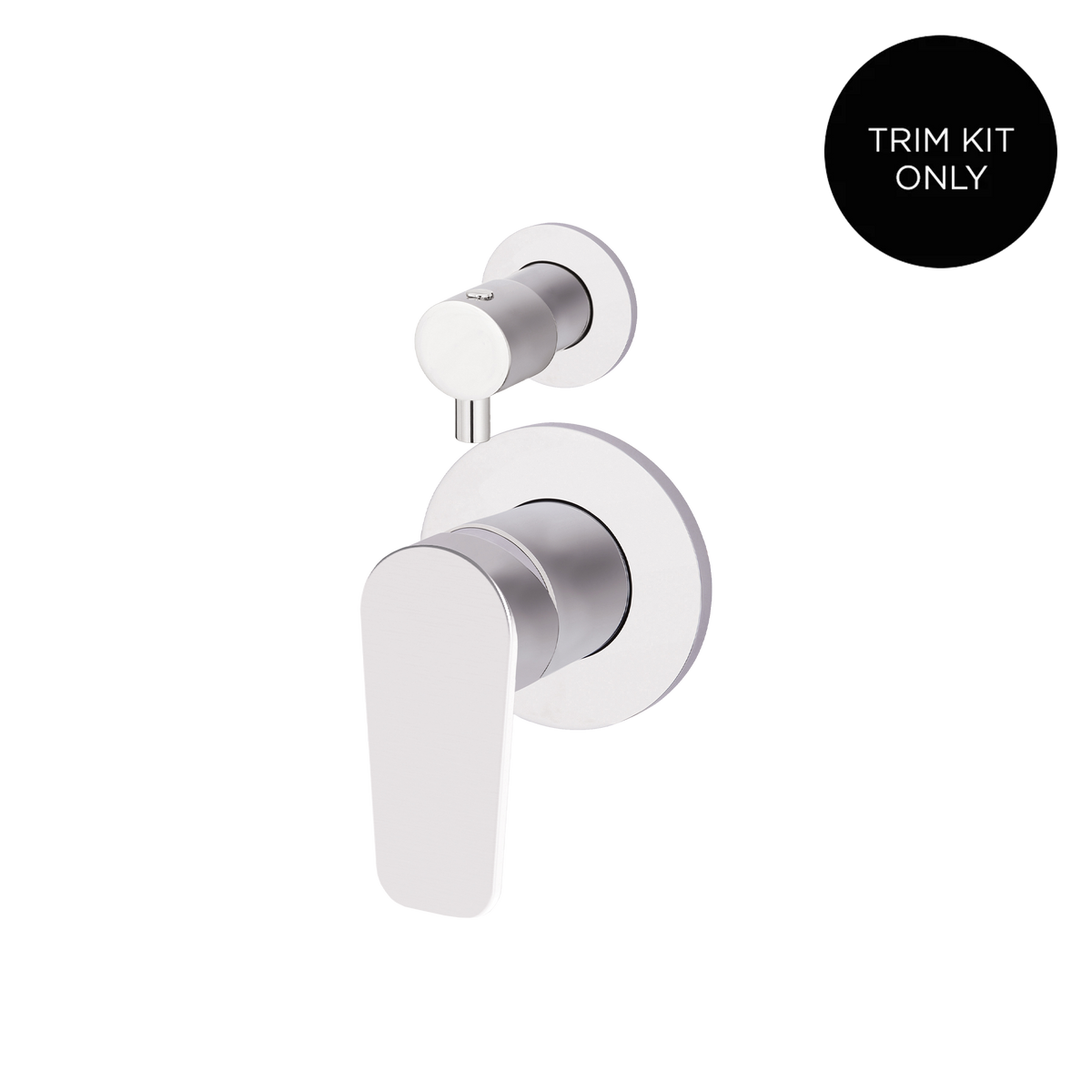Wall/Shower Diverter Mixer Paddle HandleTrim Kit Chrome